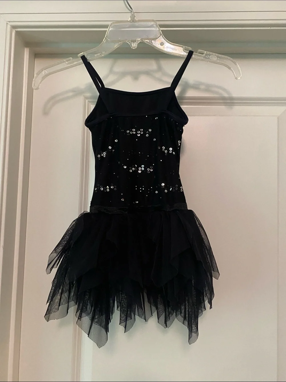 Capezio Black Sequin Tutu Dress with Bow